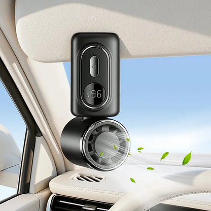 🌬️ Mini Portable Handheld Clip Fan – 3-in-1 Rechargeable 3000mAh Battery 🔋