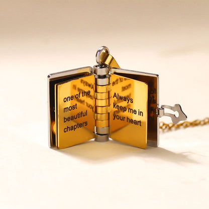 💥 For Granddaughter - The Most Beautiful Chapter Book Necklace