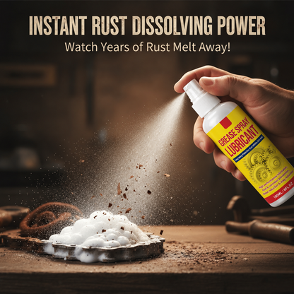 🔧 Anti-Rust Lubricant Spray & Rust Remover – Loosen Rust, Lubricate Metal & Help Protect Against Corrosion