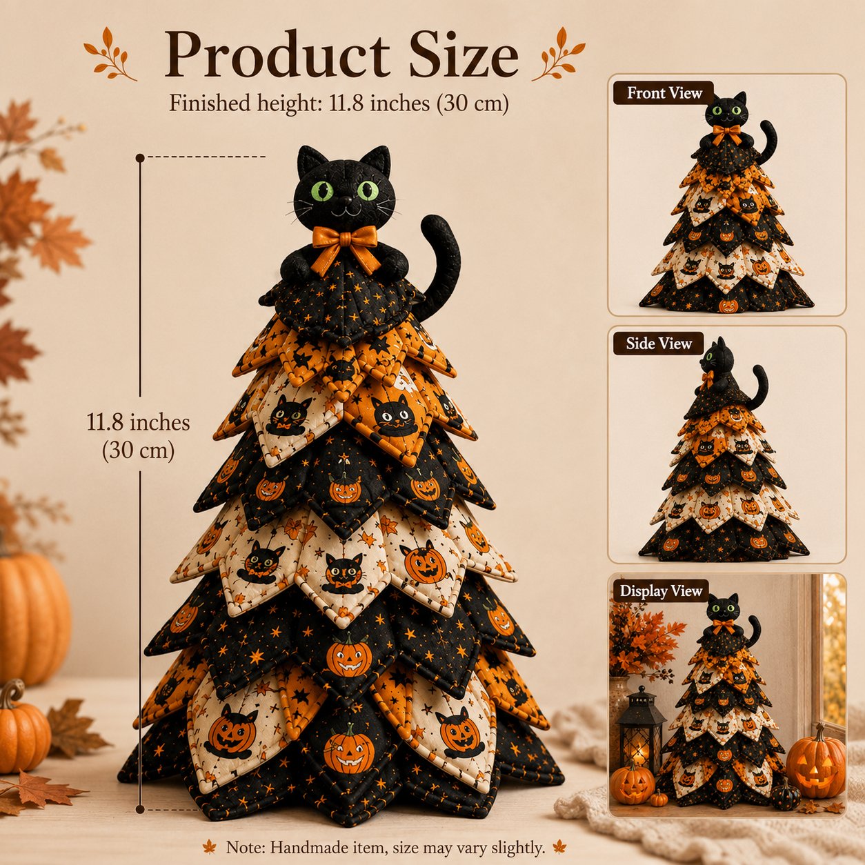 🎃 DIY Halloween Quilted Fabric Tree Kit