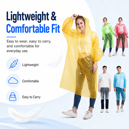 🌧️Portable Ball Keyring Emergency Raincoat