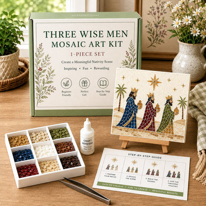 💥Nativity Sea Glass Art Kit