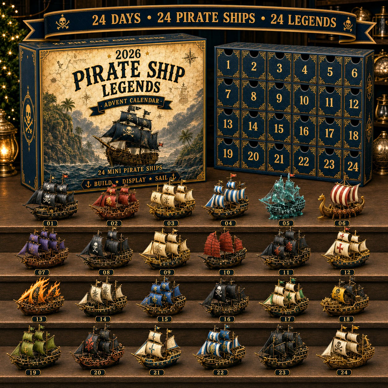 ⛵ Pirate Ship Legends Advent Calendar 2026