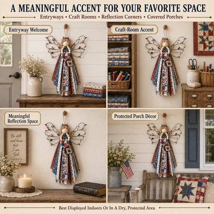 Angel Fabric Hanging DIY Kit - Stitch a Little Blessing That Stays Forever