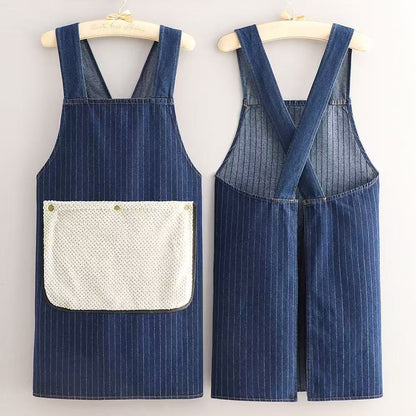 Adult Jour Apron - Lightweight Polyester Apron with Front Pocket, Ideal for Everyday Use, Waist Strap