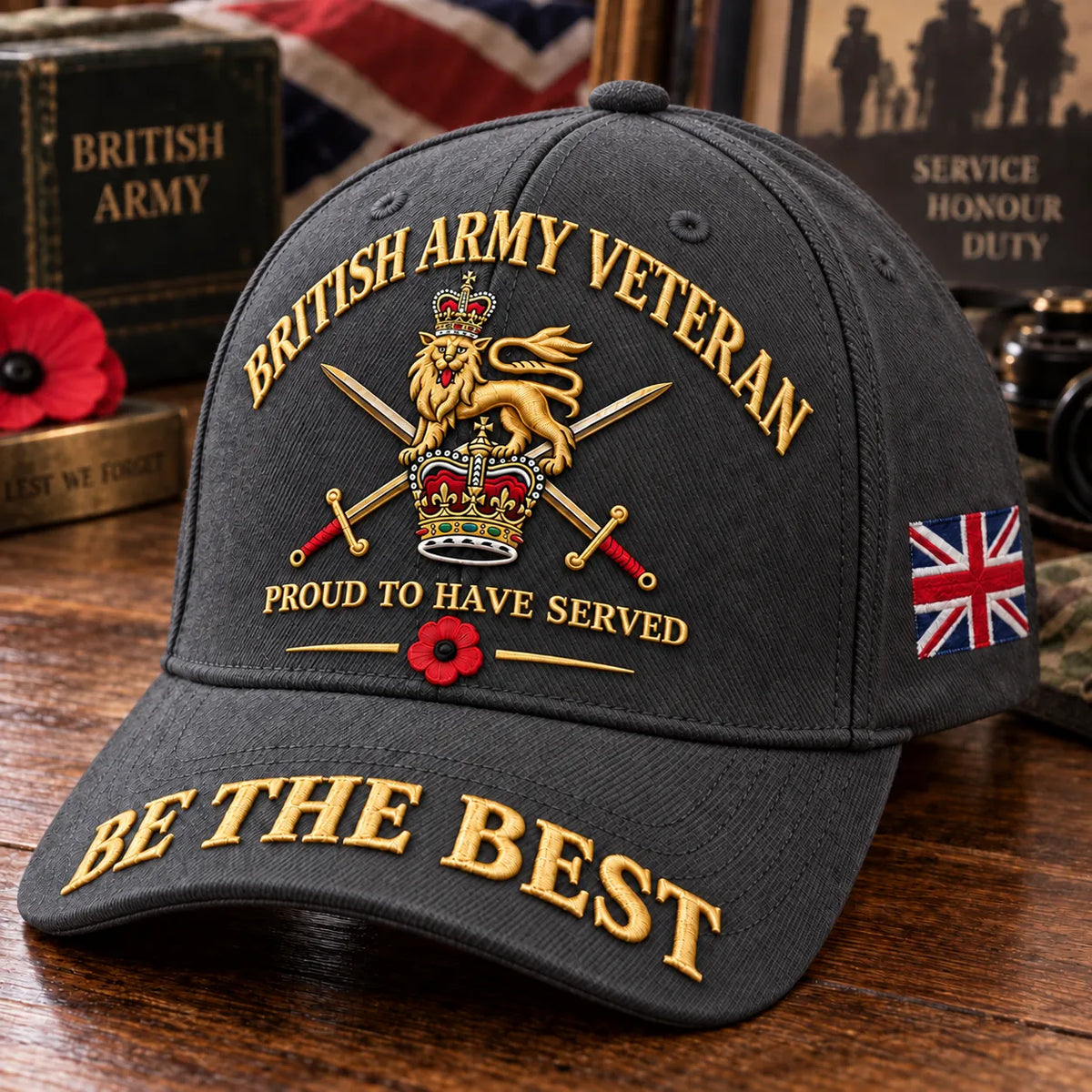 🎖️ British Army Veteran Cap – Proud to Have Served