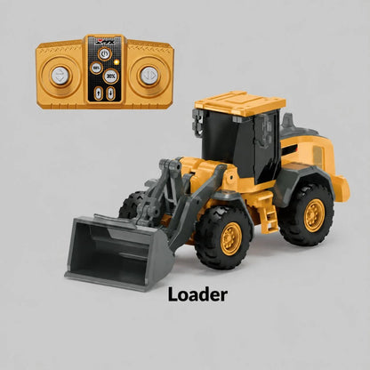 🚜 1:64 Premium Alloy Mini RC Construction Set