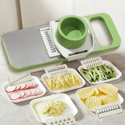 🥗🔪 Multi-Function Vegetable Slicer – Slice, Shred & Julienne
