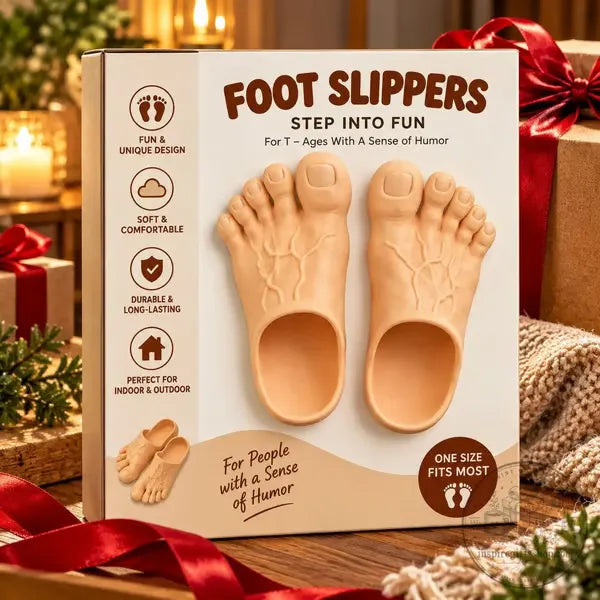 🤘Giant Barefoot Novelty Slides – Turn Heads & Bring Instant Laughs Everywhere You Walk!