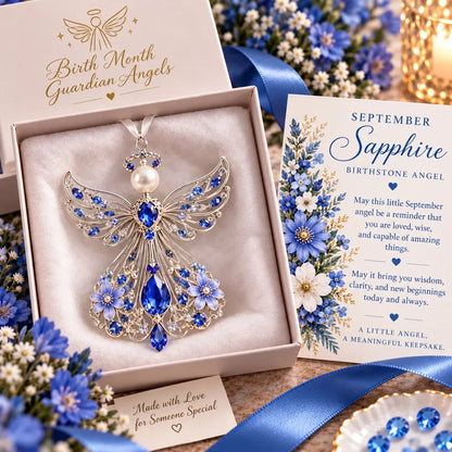 ⏳ Last Day 49% OFF – 👼 Birth Month Guardian Angel | 12 Birthstone-Inspired Keepsakes for Meaningful Gifts ✨