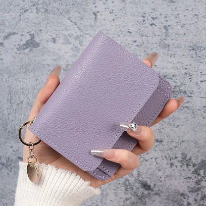 🎁HOT SALE🔥Elegant and Minimalist Women's Slim Short Wallet – with RFID protection, card slots, a bill compartment, and an ID window