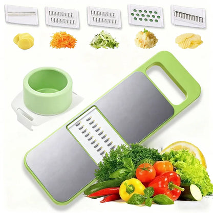 🥗🔪 Multi-Function Vegetable Slicer – Slice, Shred & Julienne