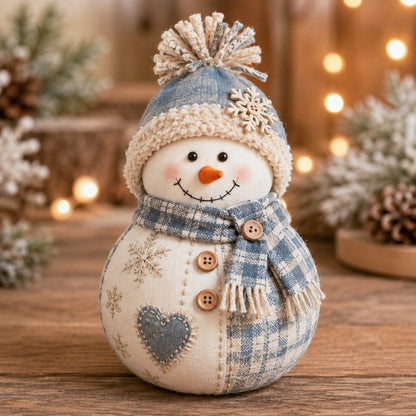 🎄 DIY Patchwork Fabric Doll Kit – Create Your Own Handmade Christmas Character