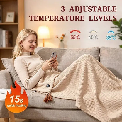 ❄️ LAST CHANCE 50% OFF Heated Wearable Blanket – Stay Warm at Your Desk Without Bulky Layers 🔥