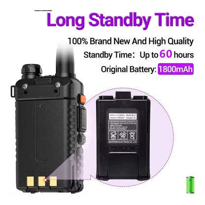 📻✨UV-5R Dual Band Ham Radio: Portable Handheld Two-Way Communication, Stay Connected Anywhere