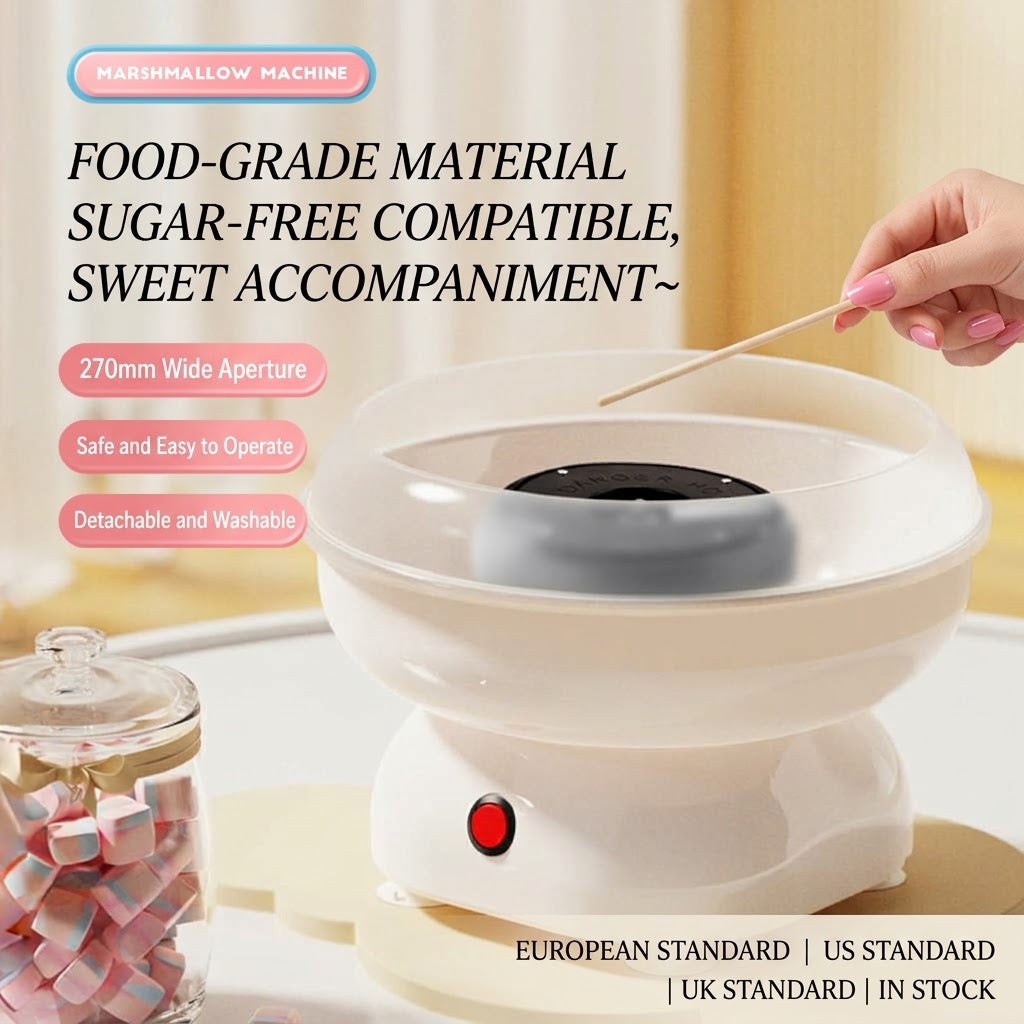 🔥 Limited-Time New Arrival Offer: 🍬 Cotton Candy Maker — A perfect Christmas gift and toy for kids! Make fluffy, soft cotton candy right at home!