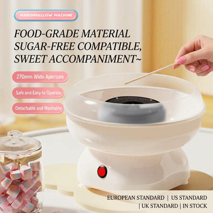 🔥 Limited-Time New Arrival Offer: 🍬 Cotton Candy Maker — A perfect Christmas gift and toy for kids! Make fluffy, soft cotton candy right at home!