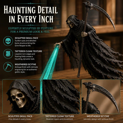 🔥Buy 2 Free Shipping🔥💀 The Soul Collector — Haunted Reaper Shelf Light