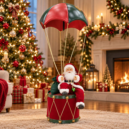 🔥The Floating Santa Experience – Cordless Glow & Musical Magic