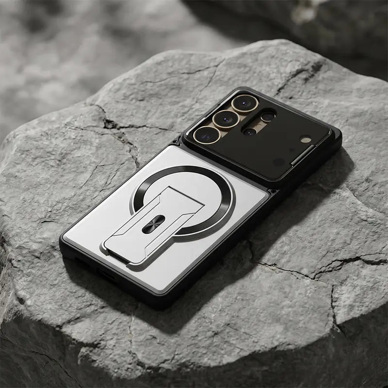Magnetic Kickstand Phone Case forS Series – Shockproof Slim Case with Camera Lens Protection & Hidden Stand