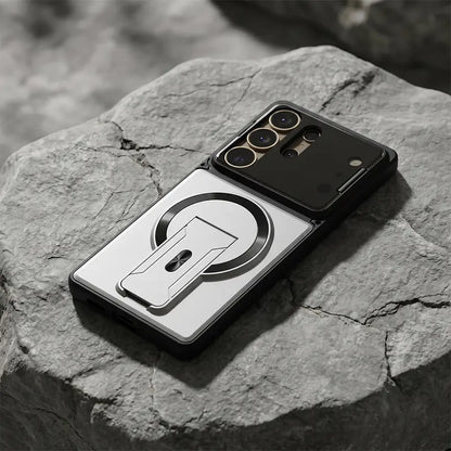 Magnetic Kickstand Phone Case forS Series – Shockproof Slim Case with Camera Lens Protection & Hidden Stand