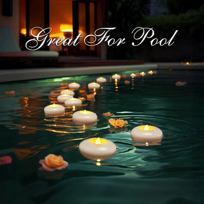 Floating LED Candles 🕯️ – Water-Activated Flameless Lights for Special Occasions