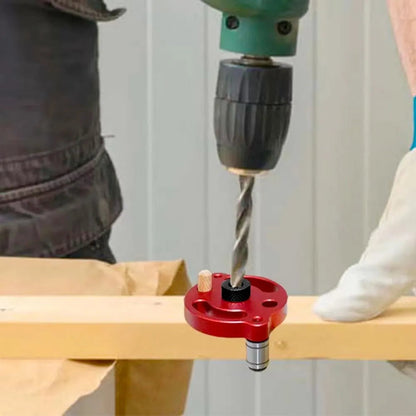 Self-Aligning Dowel Jig for Fast, Accurate Wood Joinery – Red 🔴