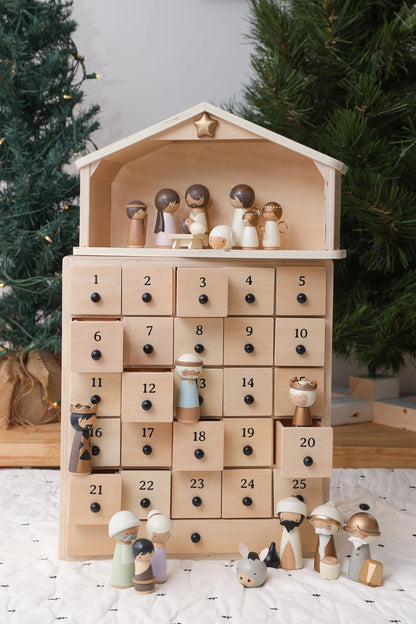 ✝ Nativity Advent Calendar 2026 – Christmas Countdown with Nativity Figures
