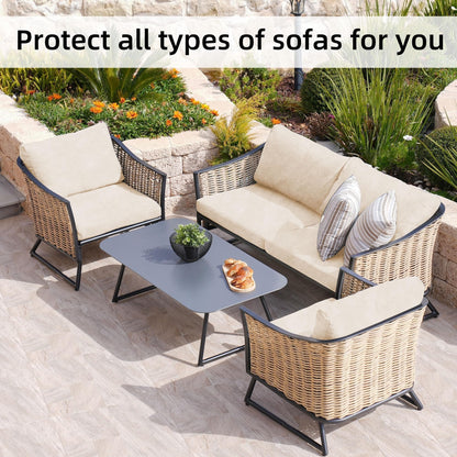 🪑 Stretch Sofa Cushion Covers Set (4 / 8 / 12 PCS)