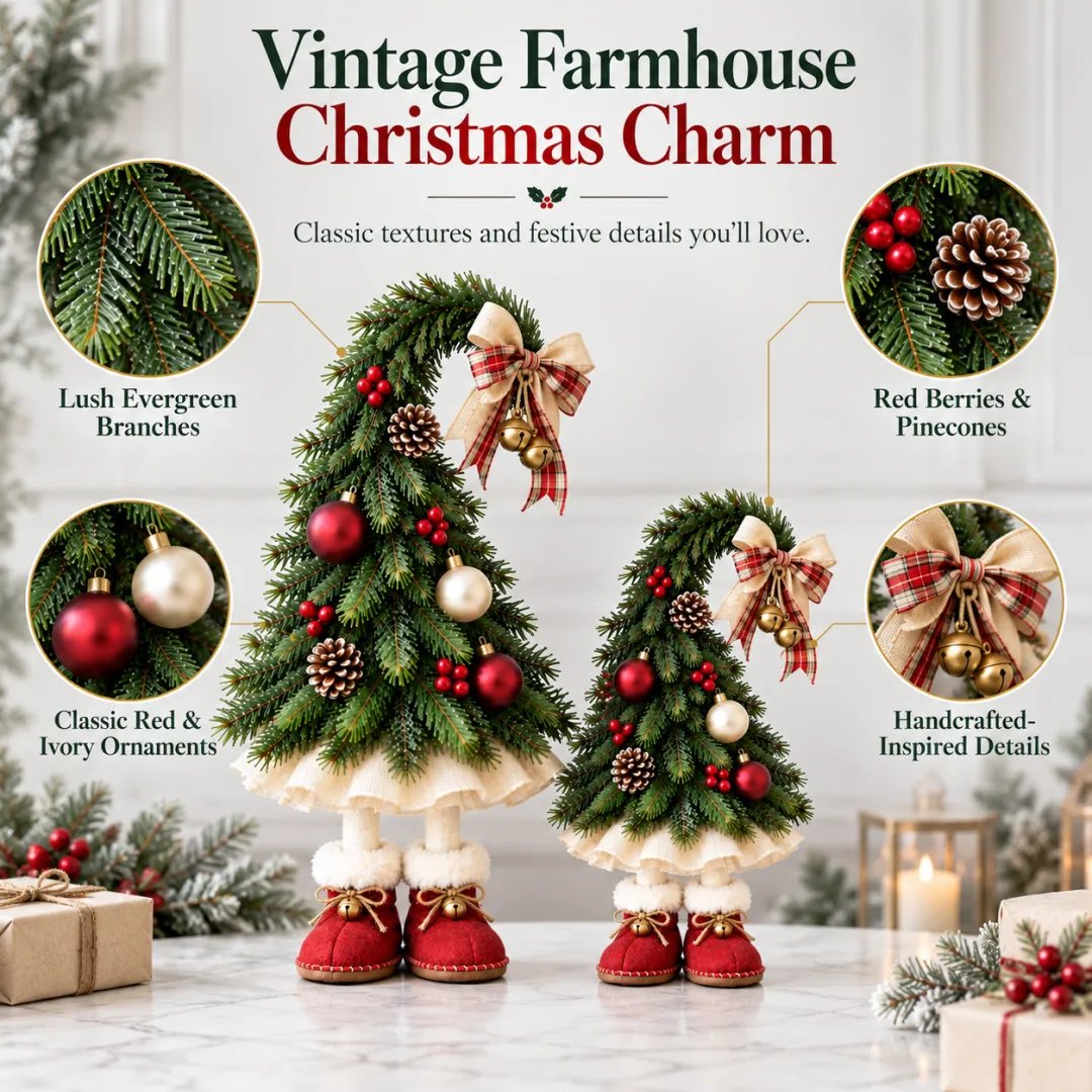 🎉Whimsical Christmas Elf Tree Decor