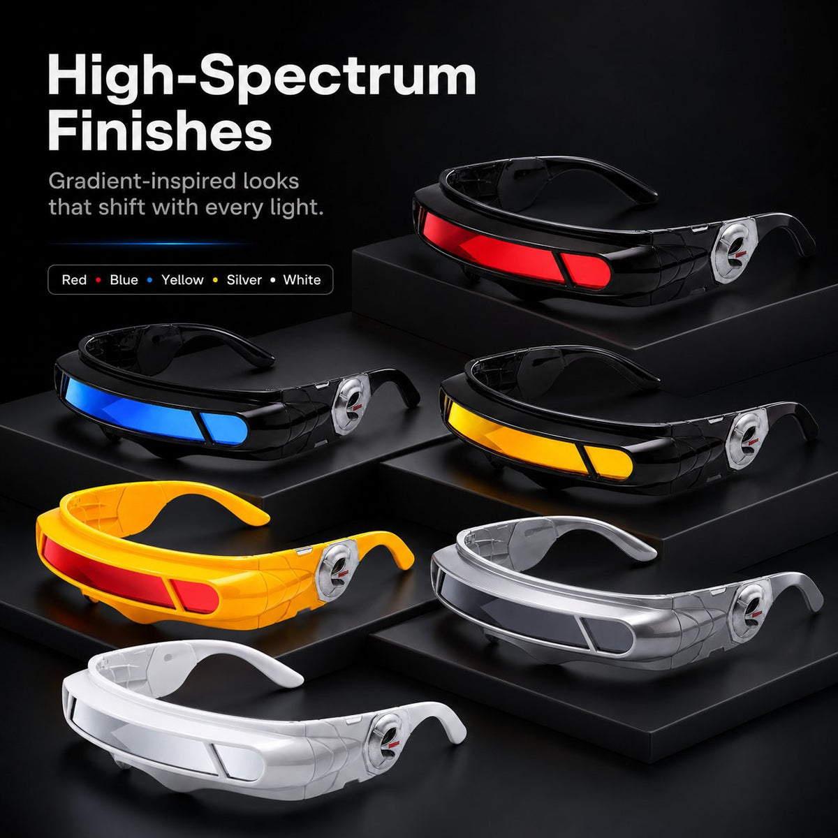 🕶️Cyberpunk Visor Collection Futuristic Eyewear