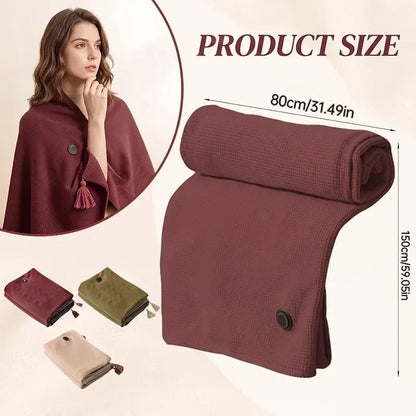 ❄️ LAST CHANCE 50% OFF Heated Wearable Blanket – Stay Warm at Your Desk Without Bulky Layers 🔥