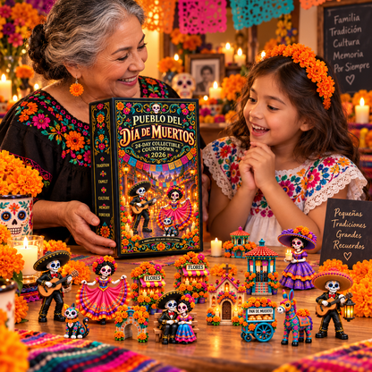 Pueblo del Día de Muertos 2026 – 24-Day Miniature Countdown