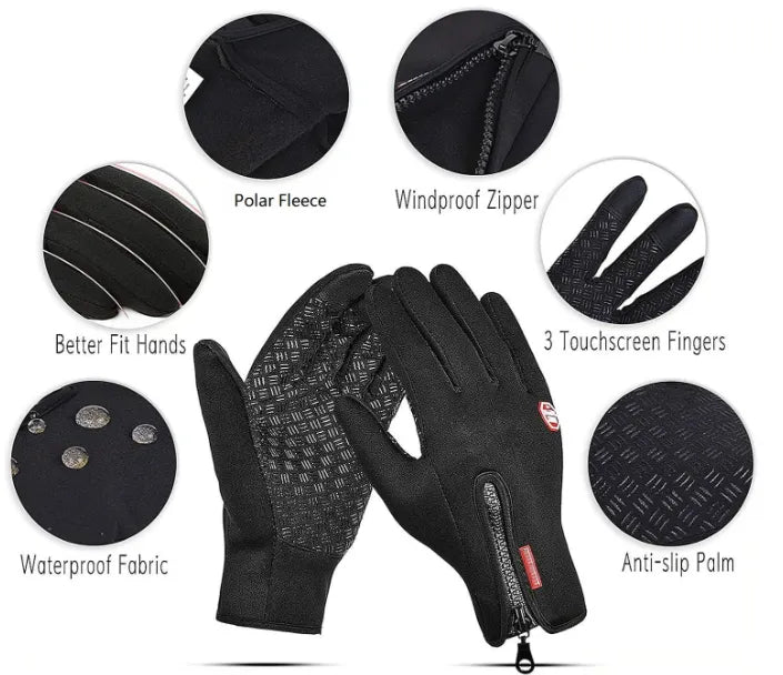 Waterproof Touchscreen Gloves for Outdoor Working