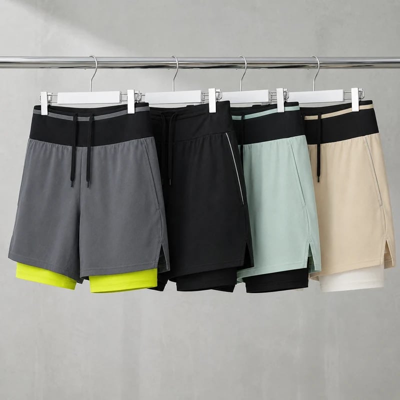 Marathon Pro Shorts — Front Mesh Storage Belt · Right Inner Liner Phone Pocket · Rear Zip Pocket · Anti-Chafe Liner