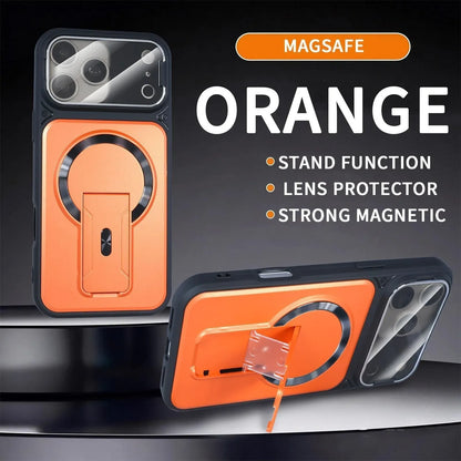 ✨MagSafe Magnetic Case with Camera Lens Cover & Invisible Stand for iPhone