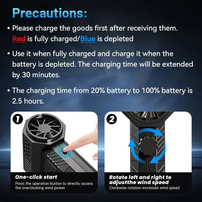 🚀130,000 RPM Turbo Fire Starting Fan｜Camping Fire Ignition, Leaf Blower, Car Detailing Cleaner