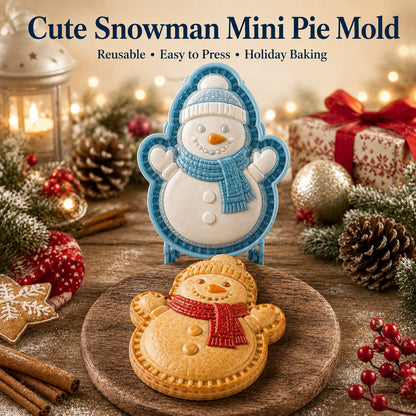🎄 9-Design Christmas Mini Pie Mold Collection | Reusable Embossed Molds for Shaping Detailed Santa, Snowman, Reindeer, Tree & Holiday Pies 🥧✨