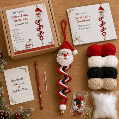 🔥HOT SALE 49% OFF - 🎅🌲Crochet Snowman Spiral Oranment DIY Kit