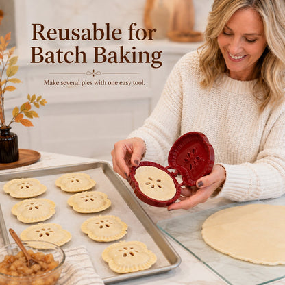 🥧 🍎 Beginner-Friendly Mini Hand Pie Press Mold – 6 Fun Shapes for Easy Homemade Pastries