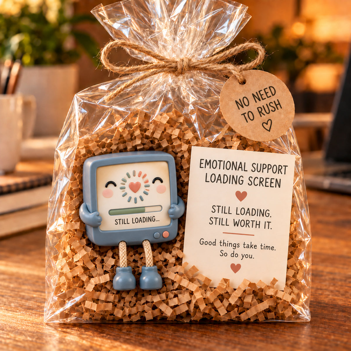 🔥LAST DAY 49% OFF - Emotional Support Desk Companions™ – Funny Coworker Gift with Encouraging Message Card