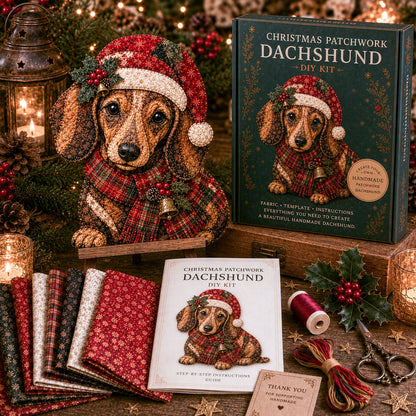 🔥LAST DAY 55% OFF - 🎄🎅Christmas Patchwork Fabric DIY Decor Kit