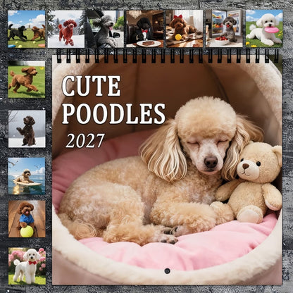 🐩 2027 CUTE POODLES CALENDAR