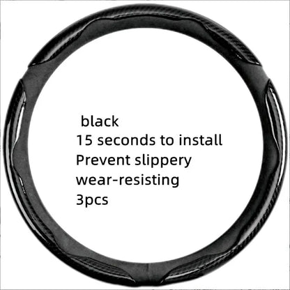 Non-Slip Car Steering Wheel Cover for 15 Inch Wheels