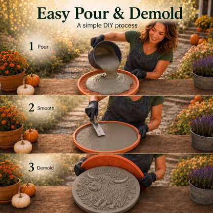 💥 LAST DAY 40% OFF - Reusable Animal-Themed Garden Art Mold – Bring Nature to Life in Your Garden (📦Buy 2 Free Shipping)