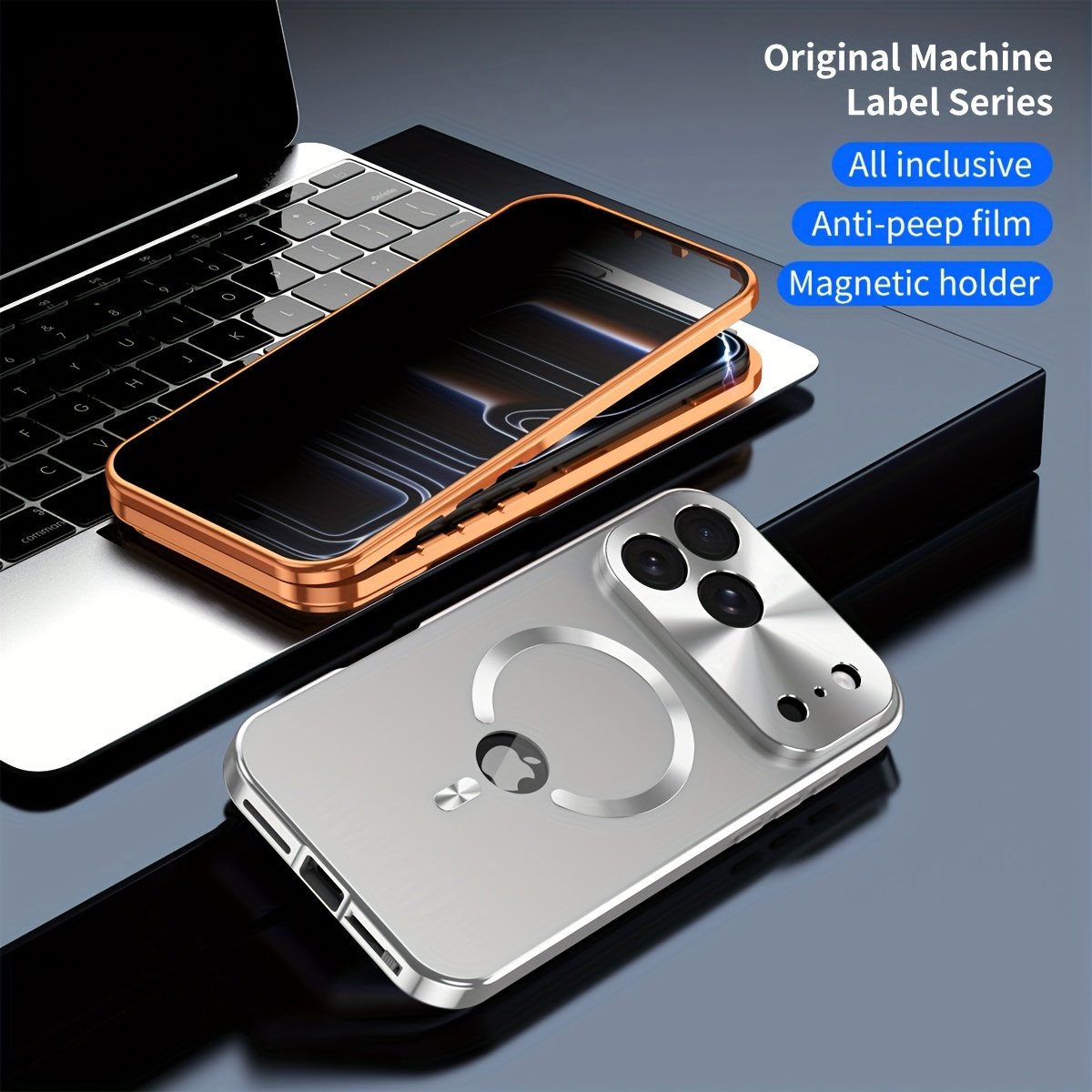 Privacy Screen & Magnetic Phone Case for iPhone