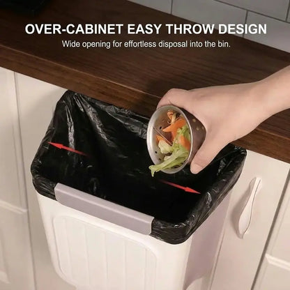 Hanging Kitchen Trash Can for Cabinet Door