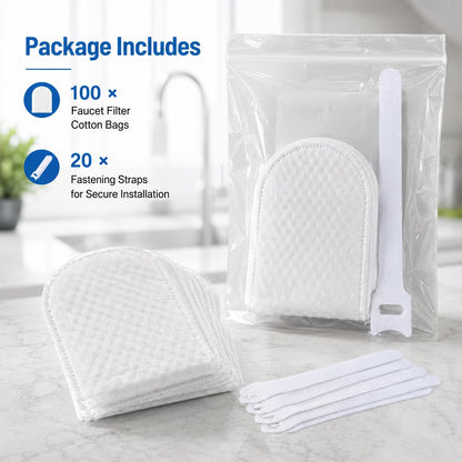 [Fits Faucets < 1"] 50 cotton filter bags, Multi-scene Filter 🚰
