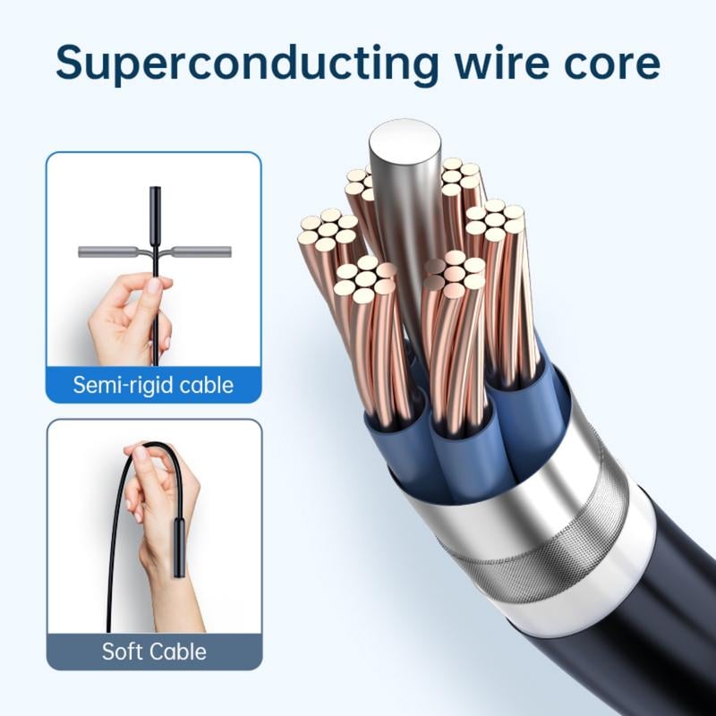 📱 16.4ft HD Endoscope Camera – Flexible Inspection Borescope for iPhone & Android
