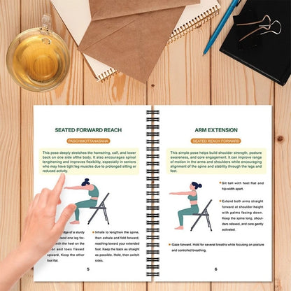 The Complete Guide to Chair Yoga for Seniors Over 60: 40+ Low-Impact Easy Exercises to Restore Strength, Mobility, Balance, and Lose Weight